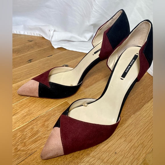 Zara colorblock heels - Picture 2 of 8